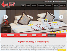 Tablet Screenshot of highfivehotel.asia